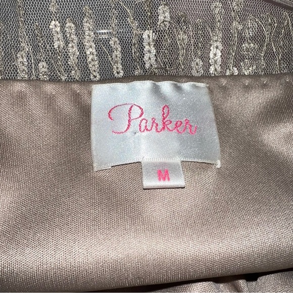 Parker metallic sequin sleeveless sheer blouse - Picture 4 of 7